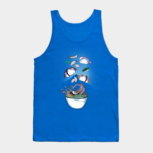 Sushi - all you can eat - strange - blue version Tank Top